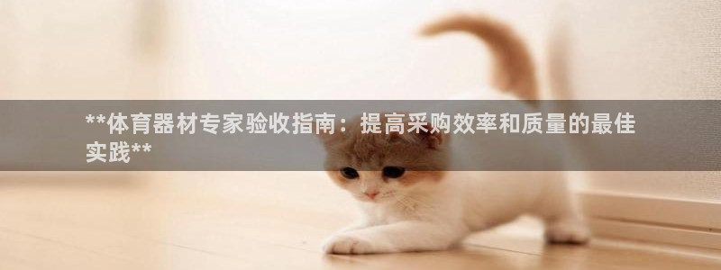 星奥娱乐招聘：**体育器材专家验收指南：提高采购效率